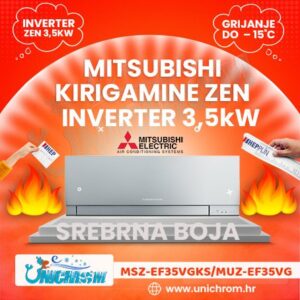 Mitsubishi Electric Kirigamine Zen MSZ-EF35VGKS/MUZ-EF35VG Silver Srebrna 3