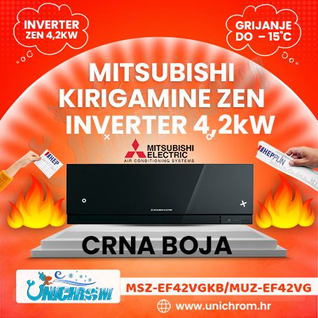 Mitsubishi Electric Kirigamine Zen MSZ-EF42VGKB/MUZ-EF42VG Black Crna 4