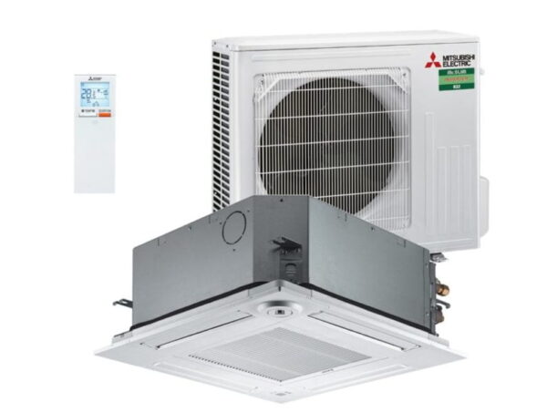 Mitsubishi_kasetna_inverter_unichrom Mitsubishi Electric PLA-ZM100EA2 PUZ-ZM100VDA kasetni klima uređaj 10 kW
