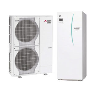 Mitsubishi Electric Ecodan dizalica topline zrak–voda 16 kW PUHZ-SW120YHA/EHST20C-VM2D sa spremnikom potrošne tople vode 200 L