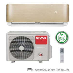 Vivax R Design 2,6 kW ACP-09CH25AERI+ GOLD zlatna unutarnja jedinica