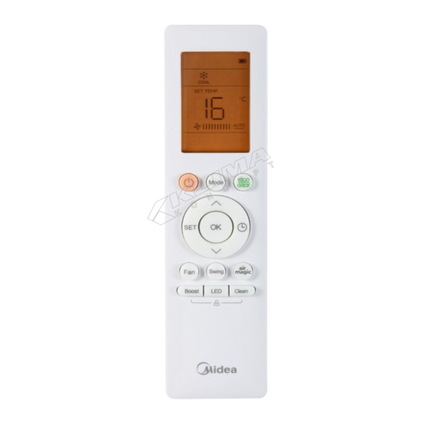 xtrm save pro daljinski 4625607887 MIDEA KLIMA UREĐAJ 3,51kW MSAGBU-12HRFN8/MOX230-12HFN8 XTREME SAVE PRO, za prostor do cca 35m2, optimiziran za grijanje, A+++ hlađenje, R32, Wi-Fi
