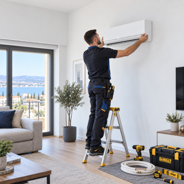 Montaža klima-uređaja do 3,5 kW na pripremljenu instalaciju